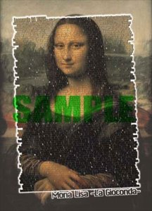 画像1: 【引上品】◆希少品◆500ピースジグソーパズル ワードアートパズル・モナリザ 《廃番商品》 やのまん 05-856 (38×53cm) (1)