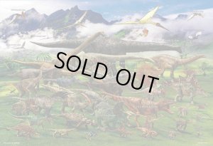 画像1: ★31％off★100ラージピースジグソーパズル 恐竜大集合  ビバリー 100-022 (26×38cm) (1)