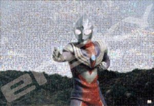 画像1: ■1000ピースジグソーパズル ウルトラマンティガ モザイクアート  エンスカイ 1000T-188 (51×73.5cm) (1)