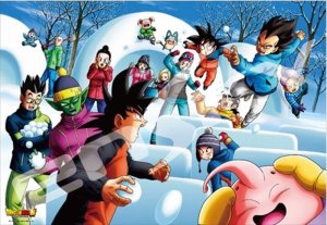 画像1: ■1000ピースジグソーパズル ドラゴンボール超 雪合戦 《廃番商品》 エンスカイ 1000T-85 (51×73.5cm) (1)