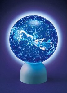 画像2: ■3D球体60ピース立体パズル パズランタン ゾディアック(新)  やのまん 2003-435 (2)