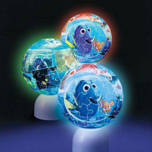 画像2: ■3D球体60ピース立体パズル パズランタン シーンズ・イン・ザ・シー(ファインディング・ドリー)  やのまん 2003-484 (2)
