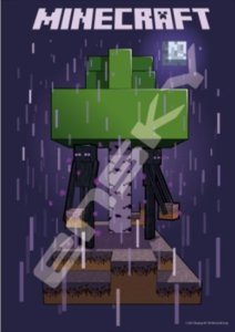 画像1: ★31％off★208スモールピースジグソーパズル MINECRAFT マインクラフト Enderman  エンスカイ 208-083 (18.2×25.7cm) (1)