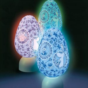 画像2: ■3D球体80ピース立体パズル パズランタンエッグ ムーミン Blooming Maze 《廃番商品》 やのまん 2202-18 (2)