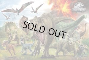 画像1: ★31％off★100ラージピースジグソーパズル ダイナソー・アタック  エポック社 26-901s (26×38cm) (1)