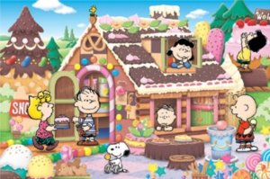 画像1: ◆希少品◆300ピースジグソーパズル PEANUTS/スヌーピー スウィートハウス 《廃番商品》 アポロ社 3-762 (26×38cm) (1)