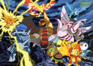 画像1: ■300ラージピースジグソーパズル ポケットモンスターDP 伝説の戦い 《廃番商品》 エンスカイ 300-L304 (38×53cm) (1)