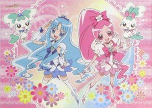 画像1: ◆希少品◆300ラージピースジグソーパズル ハートキャッチプリキュア！ 《廃番商品》 エンスカイ 300-L316 (38×53cm) (1)