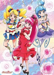 画像1: ◆希少品◆300ラージピースジグソーパズル ハピネスチャージプリキュア！ フォームチェンジ！ 《廃番商品》 エンスカイ 300-L372 (38×53cm) (1)