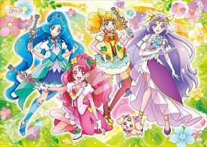 画像1: ◆希少品◆300ラージピースジグソーパズル ヒーリングっど&hearts;プリキュア お手当てがんばります！ 《廃番商品》 エンスカイ 300-L562 (38×53cm) (1)