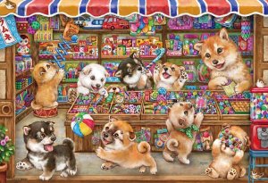 画像1: ★31％off★300ピースジグソーパズル シバの駄菓子屋さん  ビバリー 33-206 (26×38cm) (1)