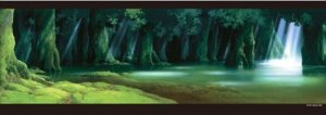 画像1: ★31％off★352ピースジグソーパズル もののけ姫 シシ神の森  エンスカイ 352-203 (18.2×51.5cm) (1)