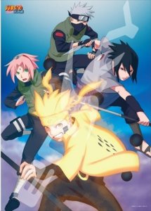 画像1: ■500ピースジグソーパズル NARUTO-ナルト-疾風伝 第七班復活 《廃番商品》 エンスカイ 500-196 (38×53cm) (1)