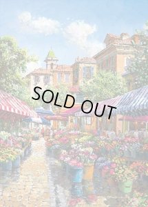 画像1: ★31%off★500ピースジグソーパズル ニースのフラワーマルシェ(サムパーク)  アップルワン 500-278 (38×53cm) (1)