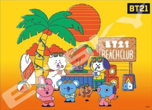 画像1: ■500ピースジグソーパズル BT21 SUNSET BEACH  エンスカイ 500-502 (38×53cm) (1)