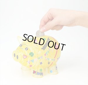 画像2: ★31%off★立体パズル クリスタルパズル ブタの貯金箱・イエロー  ビバリー 50224 (2)