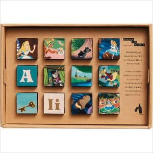画像2: ■ Woodisplay キューブパズル 12ピース アリス  やのまん 607-03 (2)