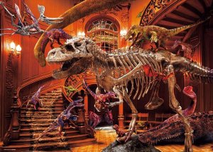 画像1: ■600ピースジグソーパズル Dinosaur in Museum  ビバリー 66-224 (38×53cm) (1)