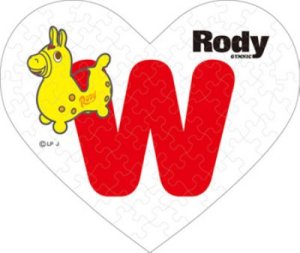 画像1: ■ミニパズルハート68ピース Rody W 《廃番商品》 エンスカイ 68-023 (ハート形10×12cm) (1)