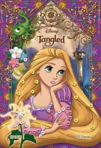 画像1: ★31％off★70ピースジグソーパズル パズルデコレーションmini Book Theme/Rapunzel（ラプンツェル）  エポック社 70-104 (10×14.7cm) (1)