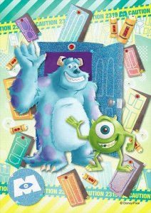 画像1: ■108ピースジグソーパズル パズルデコレーション MONSTERS,INC.(モンスターズ・インク)-Beyond the Door-  エポック社 72-014 (18.2×25.7cm) (1)