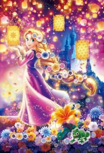 画像1: ■300ピースジグソーパズル ポップアップパズルデコレーション Rapunzel-Lantern Night-（ラプンツェル-ランタンナイト-）  エポック社 73-302 (26×38cm) (1)