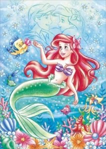 画像1: ■500ピースジグソーパズル パズルデコレーション Ocean Romance-Ariel-（オーシャンロマンス-アリエル-）  エポック社 74-009 (38×53cm) (1)
