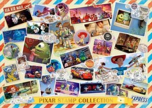 画像1: ■500ピースジグソーパズル ポップアップパズルデコレーション PIXAR STAMP COLLECTION (ピクサースタンプコレクション)  エポック社 74-202 (38×53cm) (1)