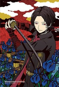 画像1: ■プリズムアート70ピースジグソーパズル 刀剣乱舞-ONLINE- 加州清光（菖蒲に八ツ橋）  やのまん 97-103 (10×14.7cm) (1)