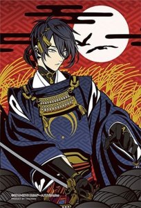 画像1: ■プリズムアート70ピースジグソーパズル 刀剣乱舞-ONLINE- 三日月宗近（芒に月） 《カタログ落ち商品》 やのまん 97-104 (10×14.7cm) (1)