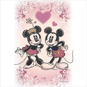 画像2: ■プリズムアート70ピースジグソーパズル KIRIART(キリアート)-Mickey&Minnie(ミッキー&ミニー)-  やのまん 97-188 (10×14.7cm) (2)