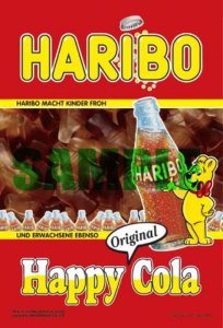 画像1: ■プチパズル99ピース HARIBO ハッピーコーラ 《廃番商品》 やのまん 99-293 (10×14.7cm) (1)