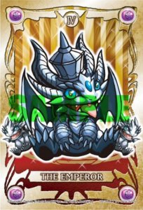 画像1: ★31％off★プチパズル99ピース 皇帝/エンペラー（キングメタルドラゴン） 《カタログ落ち商品》 やのまん 99-308 (10×14.7cm) (1)