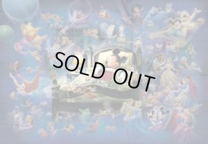 画像1: ★31％off★108ピースジグソーパズル ミッキーのドリームファンタジー〈光るジグソー〉  テンヨー D-108-997 (18.2×25.7cm) (1)