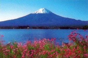 画像1: ■1000ピースジグソーパズル 河口湖と富士山 《廃番商品》 ロード RS-13-182 (50×75cm) (1)