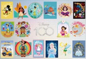 画像1: ★31％off★1000ピースジグソーパズル Disney100:Global Artist Series〈レインボー・ホログラフィック・ペーパージグソー〉  テンヨー D-1000-014 (51×73.5cm) (1)