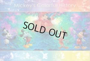 画像1: ★31％off★1000ピースジグソーパズル Mickey's Colorful History（ジャレッド・フランコ）〈ホログラムペーパー〉  テンヨー D-1000-861 (51×73.5cm) (1)