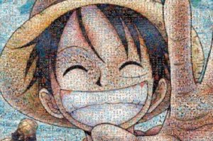 画像1: ■1000ピースジグソーパズル ワンピース モザイクアート（マジカルピース）  エンスカイ 1000-MG04 (50×75cm) (1)