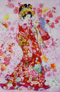画像1: ■2016ベリースモールピースジグソーパズル 胡蝶之夢（春代） 《廃番商品》 エポック社 23-324 (50×75cm) (1)