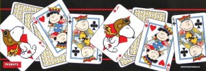 画像1: ■420スモールピースジグソーパズル PEANUTS/スヌーピー プレイングカード 《廃番商品》 エポック社 52-148 (18.2×51.5cm) (1)