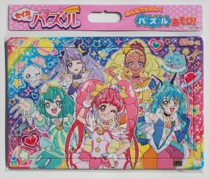 画像1: ■板パズル65ピース B4パズル セイカのパズル65P スター☆トゥインクルプリキュア Y柄 《廃番商品》 サンスター文具 5304300Y (1)