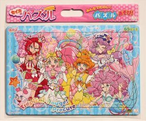 画像1: ■板パズル65ピース B4パズル セイカのパズル65P トロピカル〜ジュ！プリキュア A柄 《廃番商品》 サンスター文具 5304320A (1)