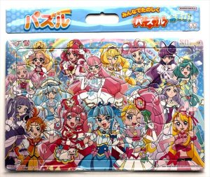 画像1: ■板パズル80ピース B4パズル みんなでたのしくパズルあそび！80P 映画 プリキュアオールスターズF  サンスター文具 6382490A (1)