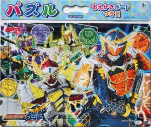 画像1: ■板パズル55ピース B4パズル 仮面ライダー鎧武 01 《廃番商品》 ショウワノート 851693701 (1)