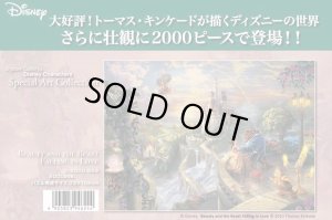 画像1: ★31％off★2000ピースジグソーパズル Beauty And The Beast Falling In Love（美女と野獣）（トーマス・キンケード）  テンヨー D-2000-624 (73×102cm) (1)