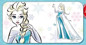 画像1: ■ ちいさなちいさなちいさな体重計 エルサ（アナと雪の女王）  テンヨー DCT-08 (1)