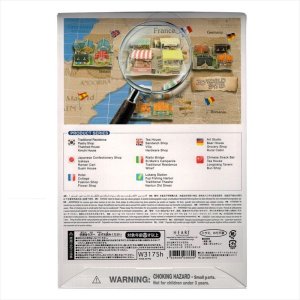 画像2: ■ 3Dパズル 立体クラフトモデル ワールドスタイル フランス-マルシェ 花屋さん（フラワースタンド）  ハートアートコレクション W3175h (2)