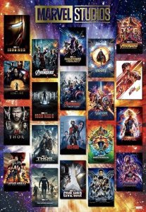 画像1: ★31％off★1000ピースジグソーパズル Movie Poster Collection MARVEL STUDIOS  テンヨー R-1000-631 (51×73.5cm) (1)