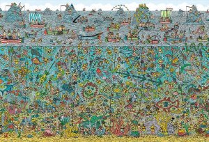 画像1: ★31％off★2000スモールピースジグソーパズル Where's Wally? 深海のダイバー   S92-504 (49×72cm) (1)