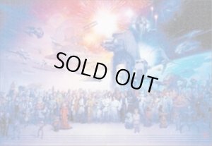 画像1: ■ステンドアート1000ピースジグソーパズル Retrospect（スター・ウォーズ）（ツネオ・サンダ）  テンヨー WS-1000-688 (51.2×73.7cm) (1)